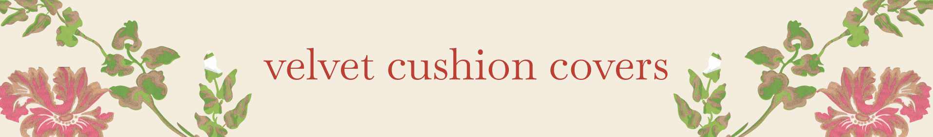 Velvet Cushion Cover