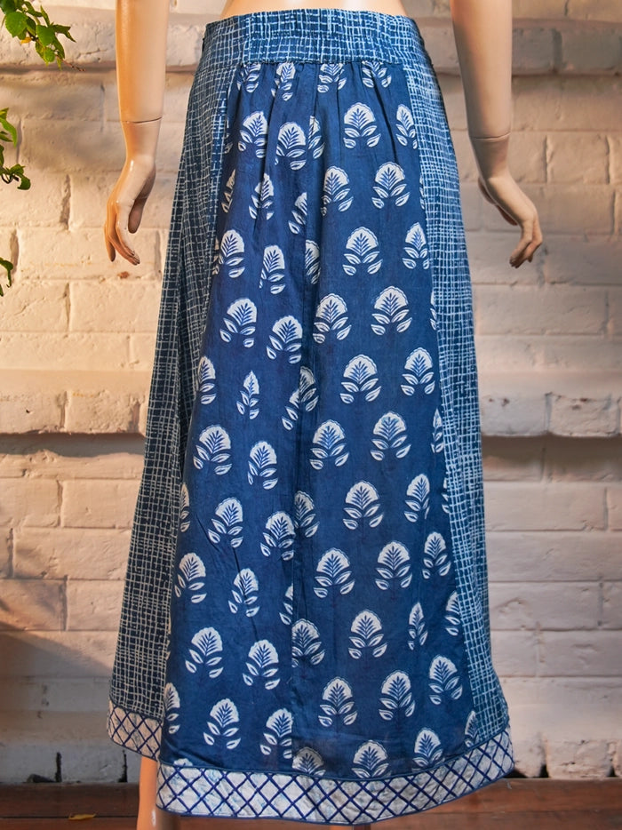 Junjun Skirt - Indigo Blue