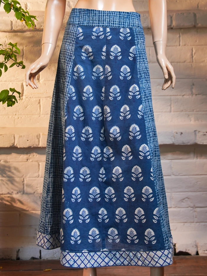 Junjun Skirt - Indigo Blue