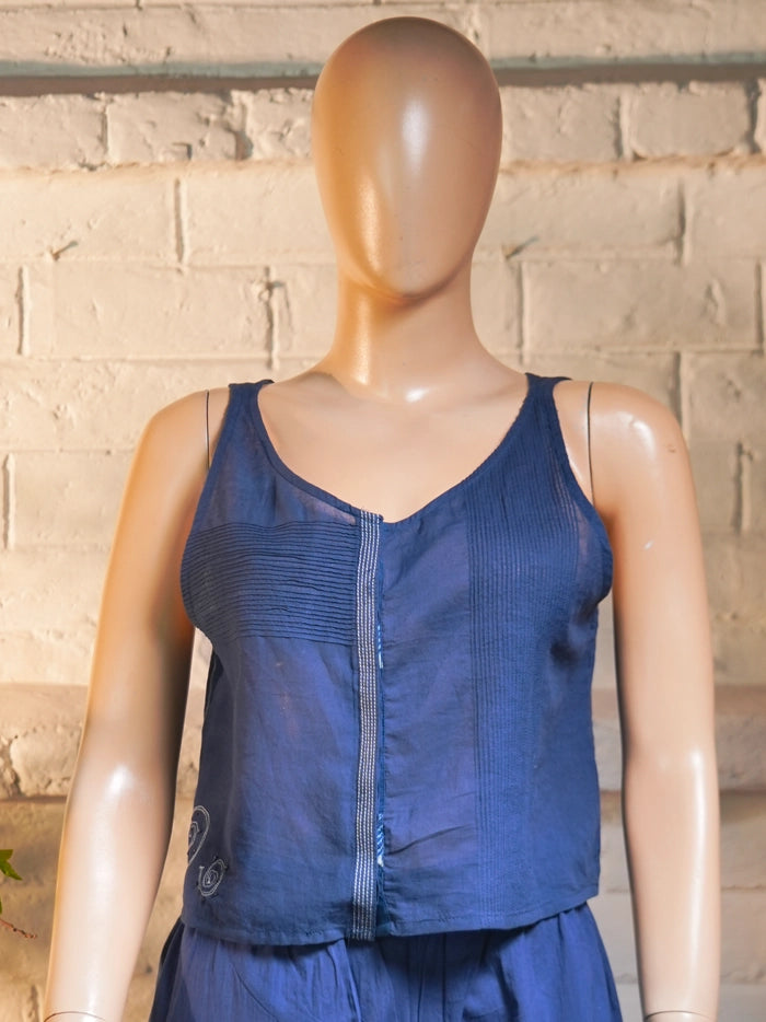 Bansi Top - Indigo Blue
