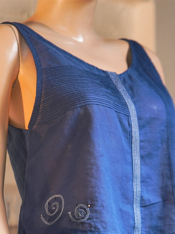 Bansi Top - Indigo Blue