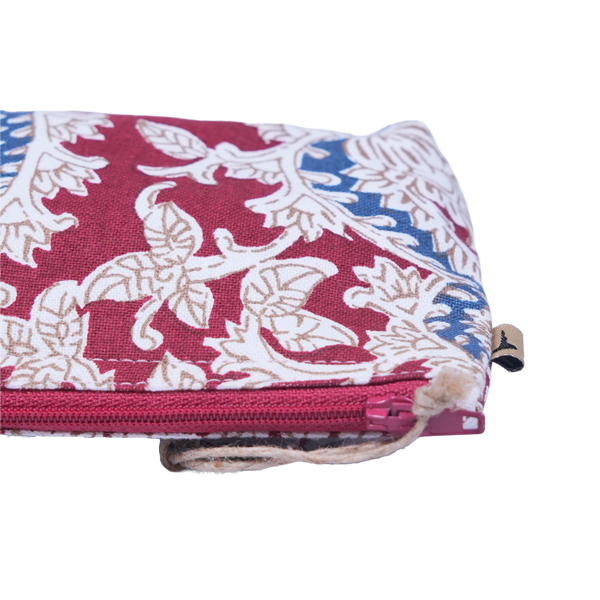 Pencil Pouch - Mango Paisley Green
