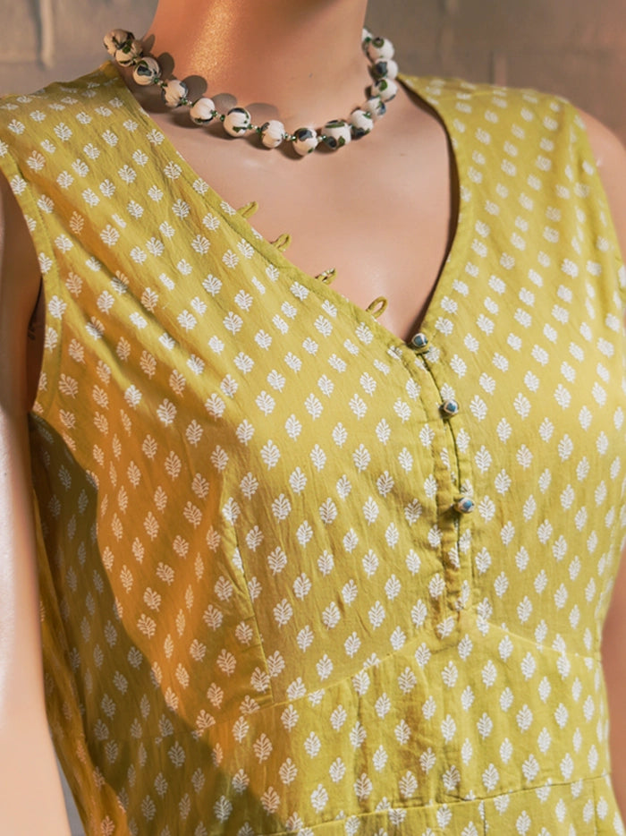 Gazal Dress - Blade Fern