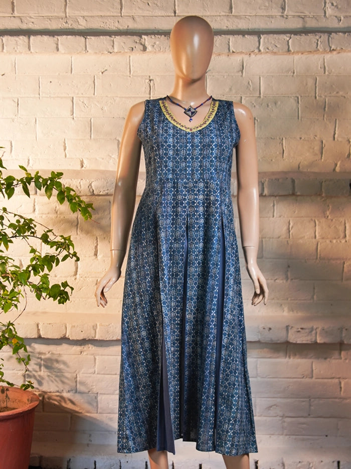 Kota Dress - Indigo Blue