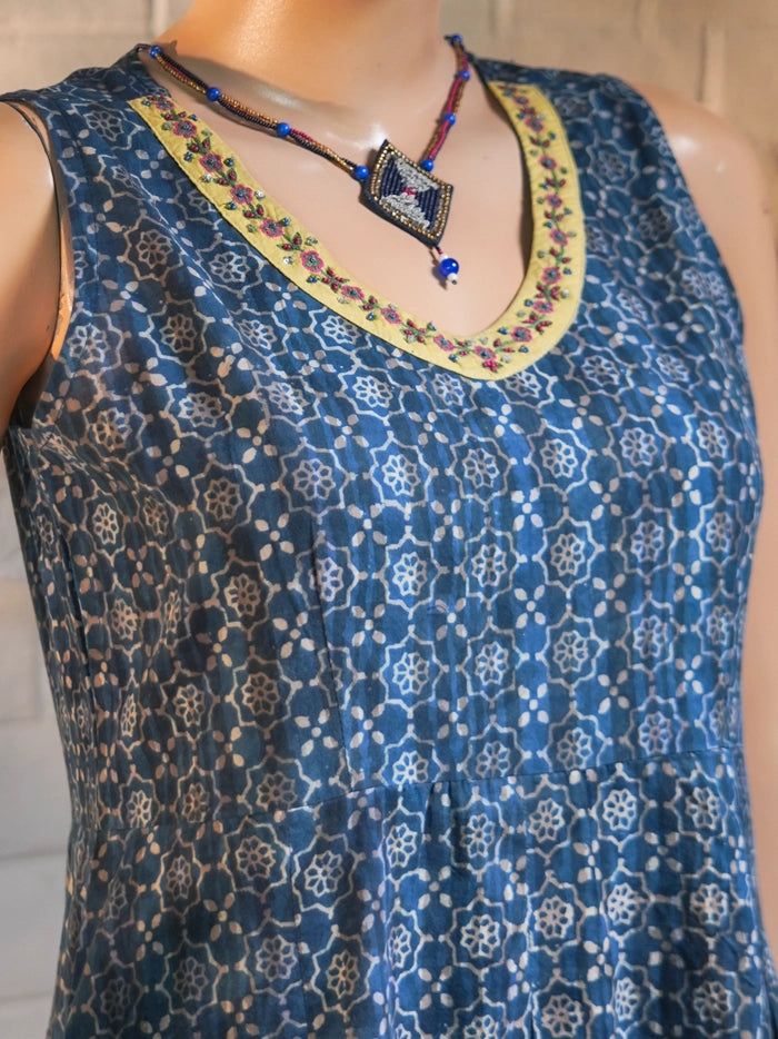 Kota Dress - Indigo Blue