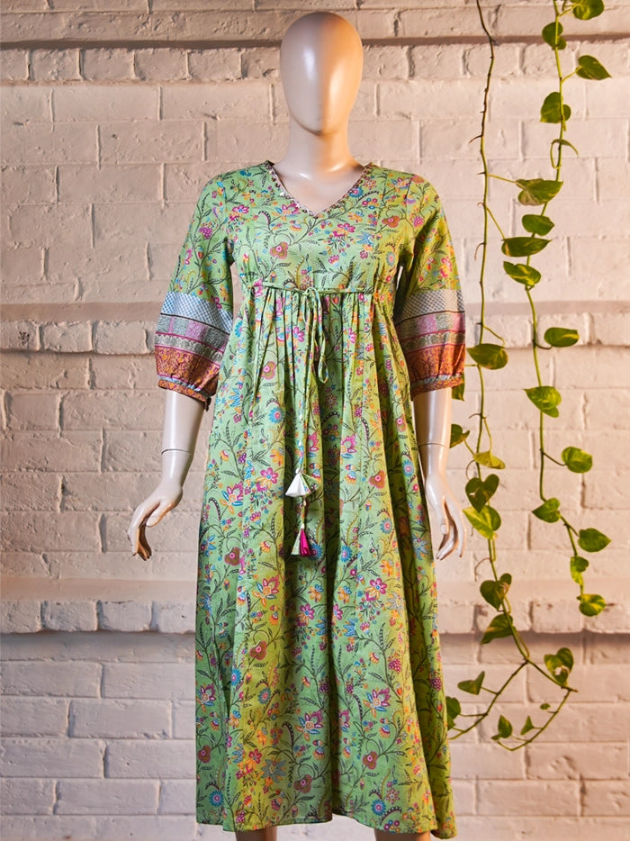 Rao Bika Dress - Small Aima Grass