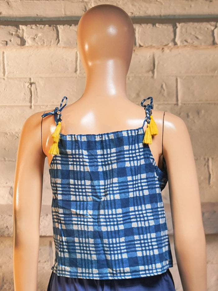 Raji Top - Indigo Blue
