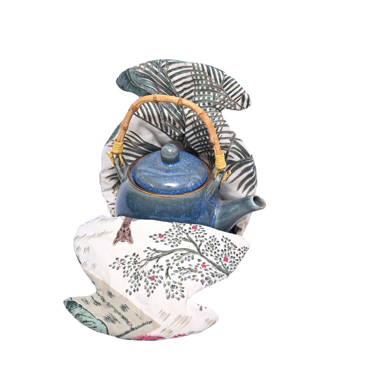 Victorian Teacosy Set - Village Life Oasis Green