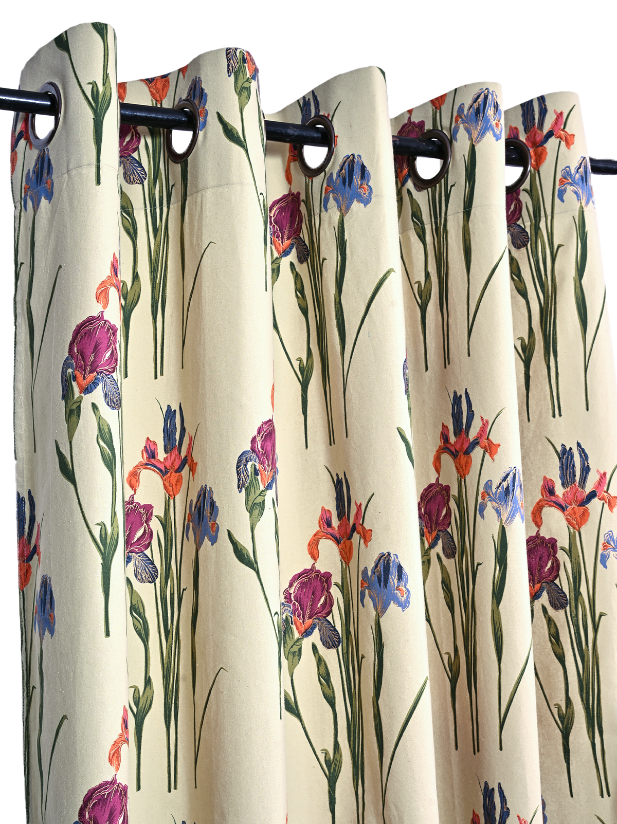 Curtain - Diana Flower Plum