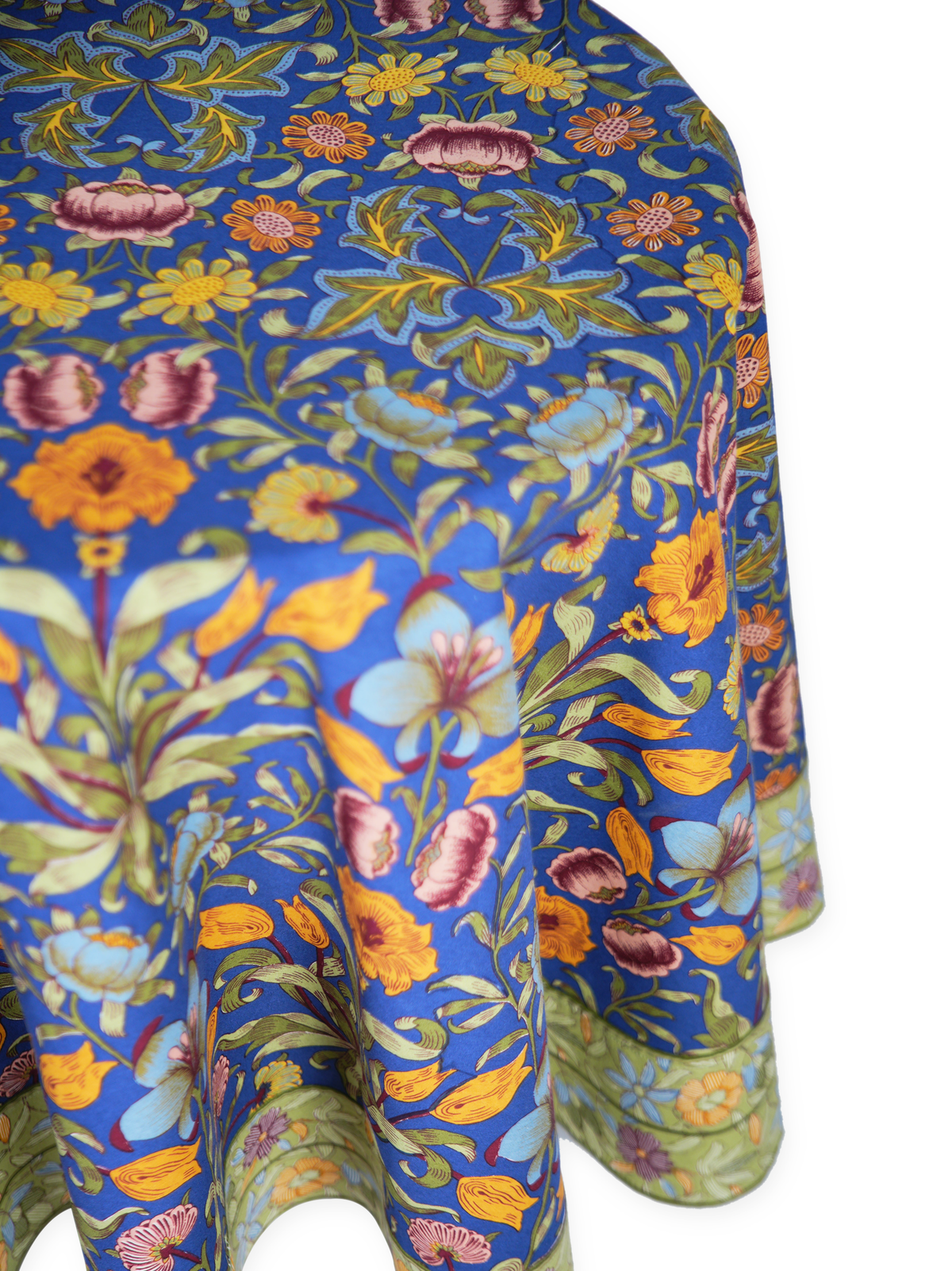 Round Table Cloth - Jane Morris Midnight