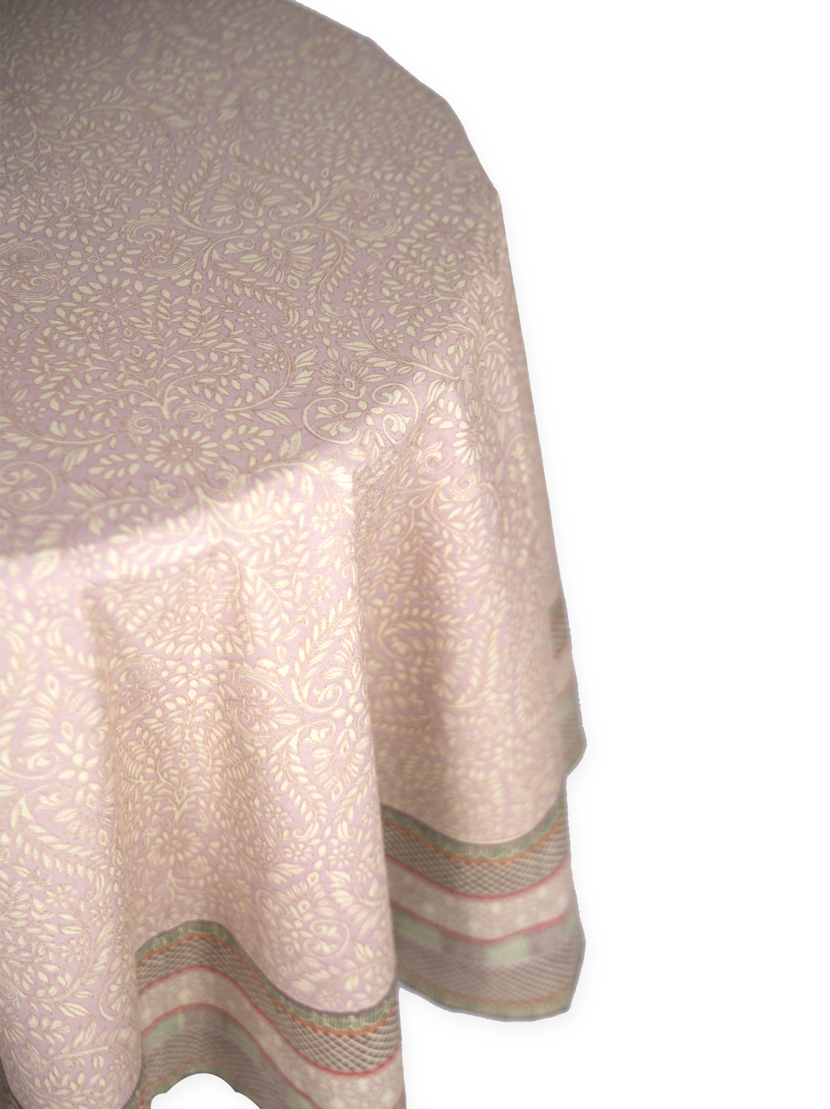 Round Table Cloth - Saffron Chunar