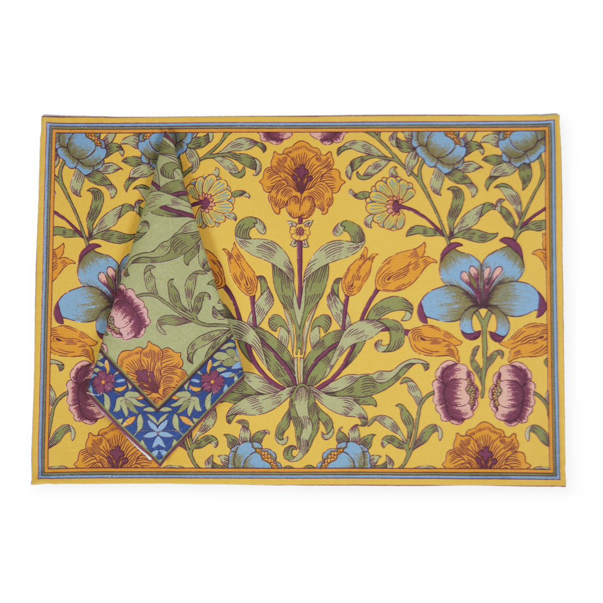 Mat Nap Set Of 6 (WP) - Jane Morris Midnight