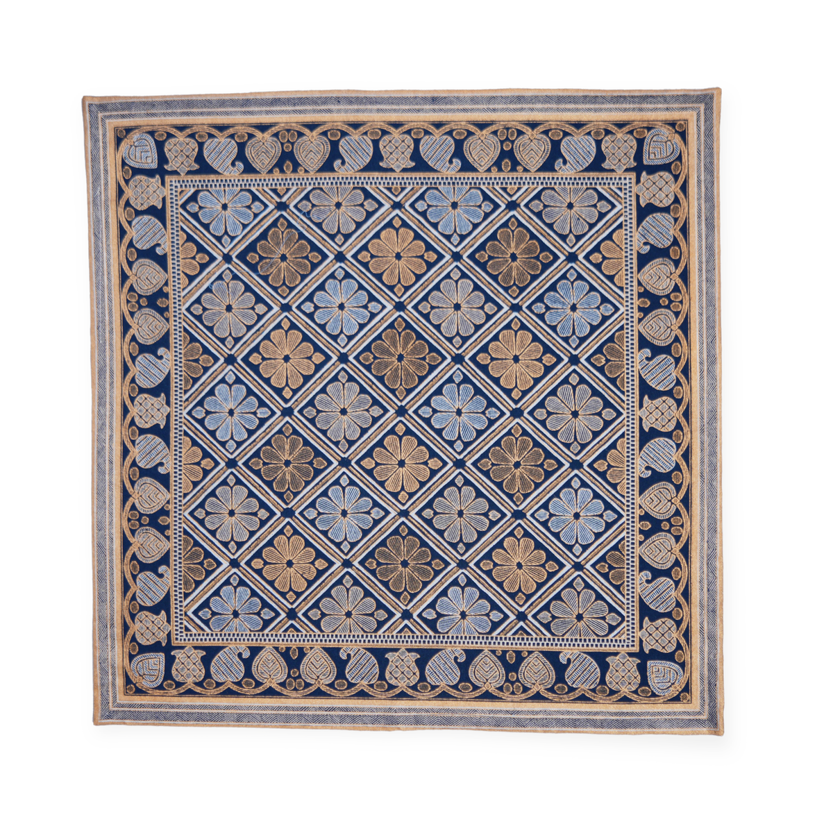Napkin (Set of 6) - Zari Kashi Neel