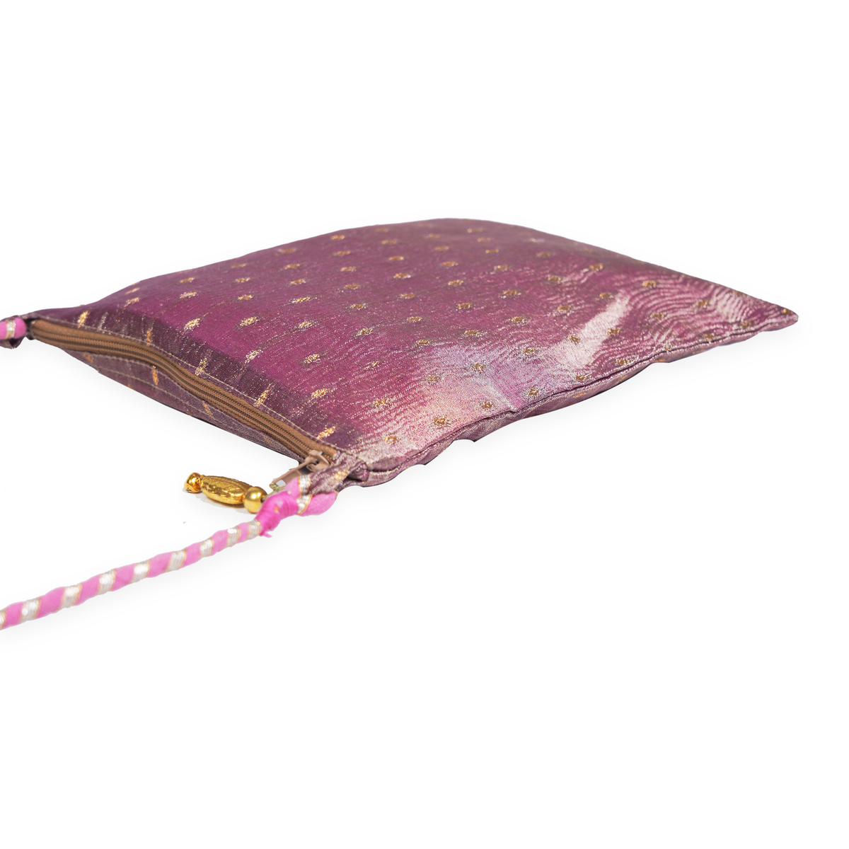 Juhi Organza Sling Bag - Mauve