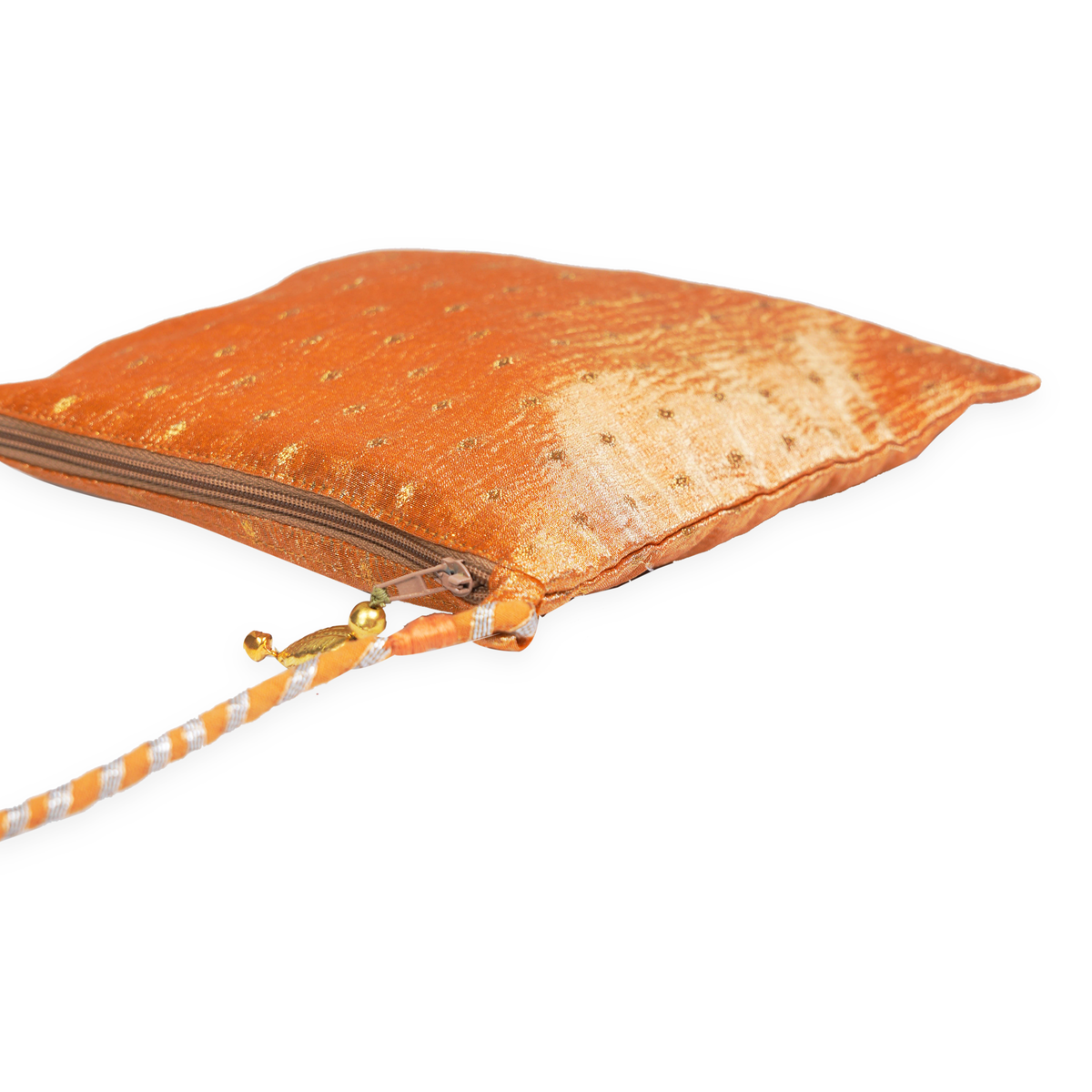 Juhi Organza Sling Bag - Orange