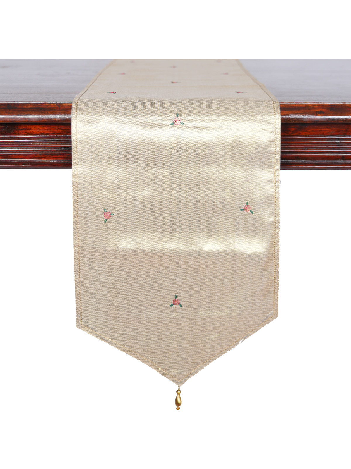 Malti Organza Runner - Pale Gold