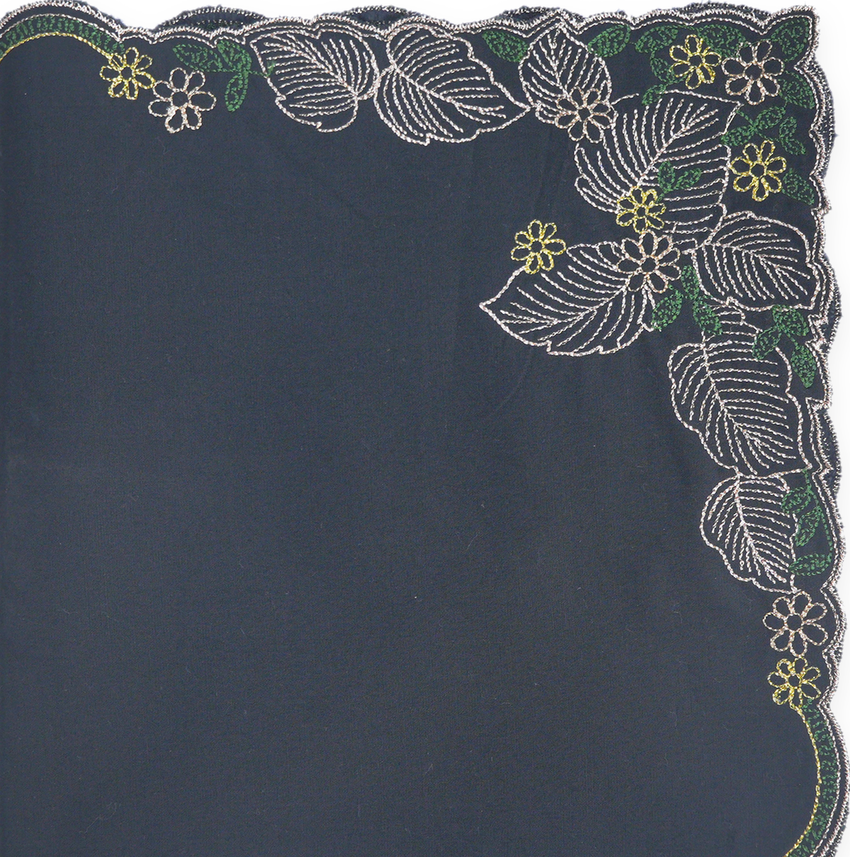 Napkin set of 6 - Scalloped Fajar Siyah