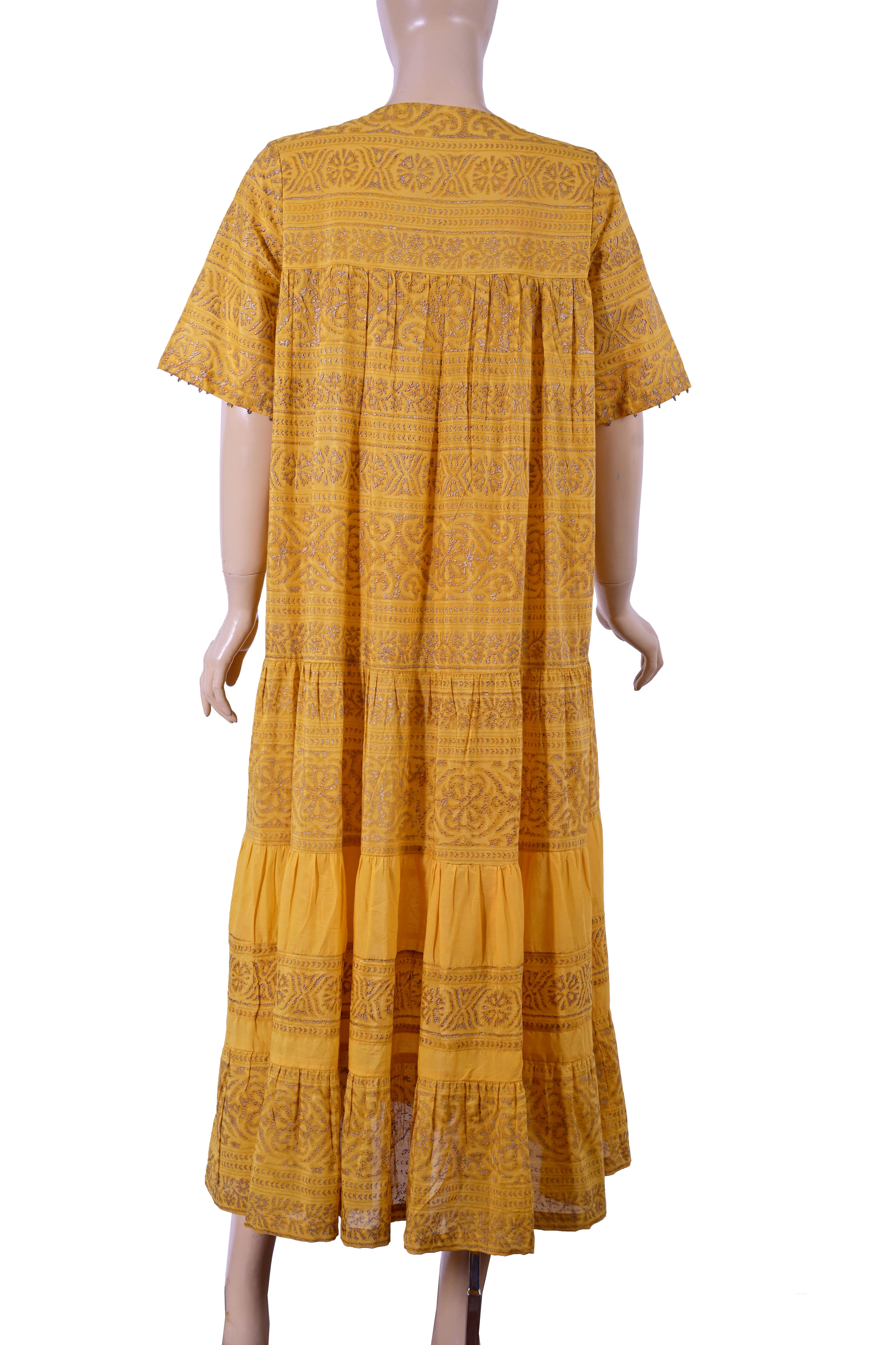 YELLOW BAHAR DRESS