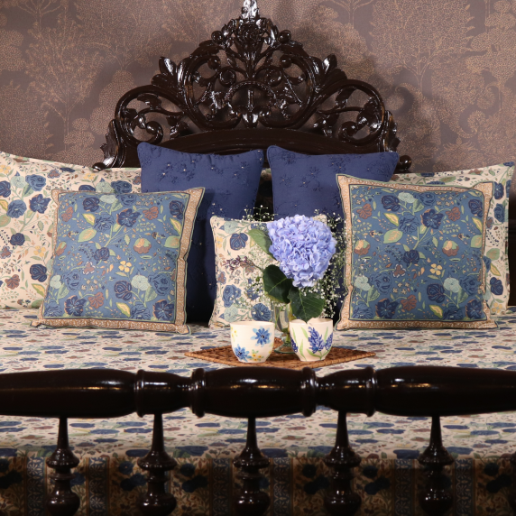 Bed Cover - Mughal Garden Emerald