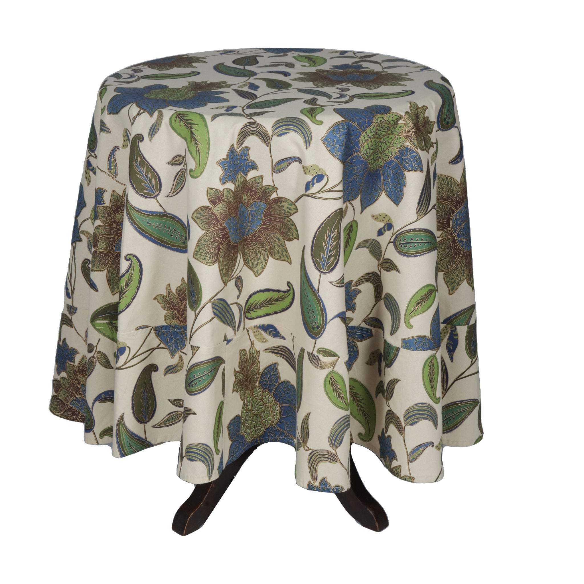 Round Table Cloth - Indus Mahogany