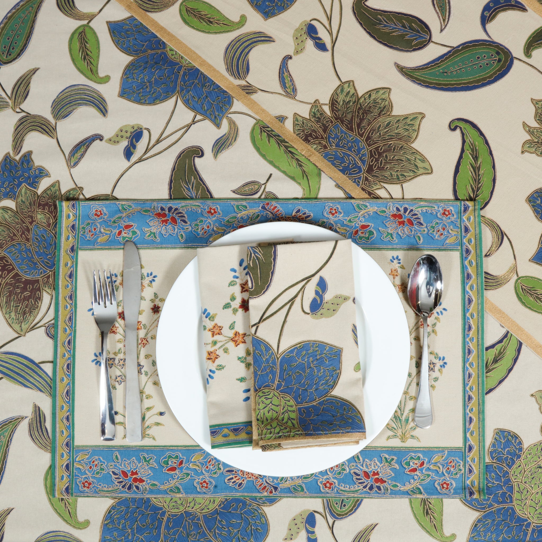 Table Cloth - Indus Mahogany