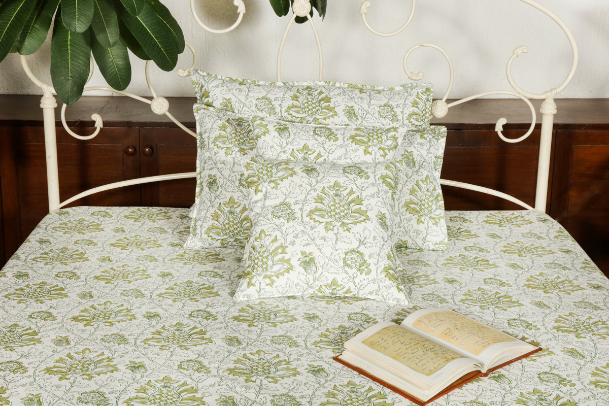 Bed Cover - Kashmir Parrot