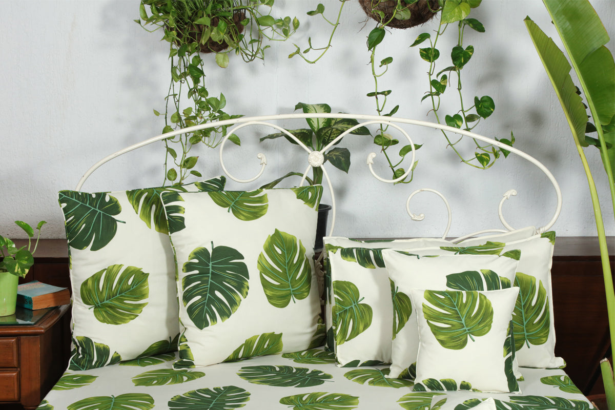 Bed Cover - Monsteria Verde