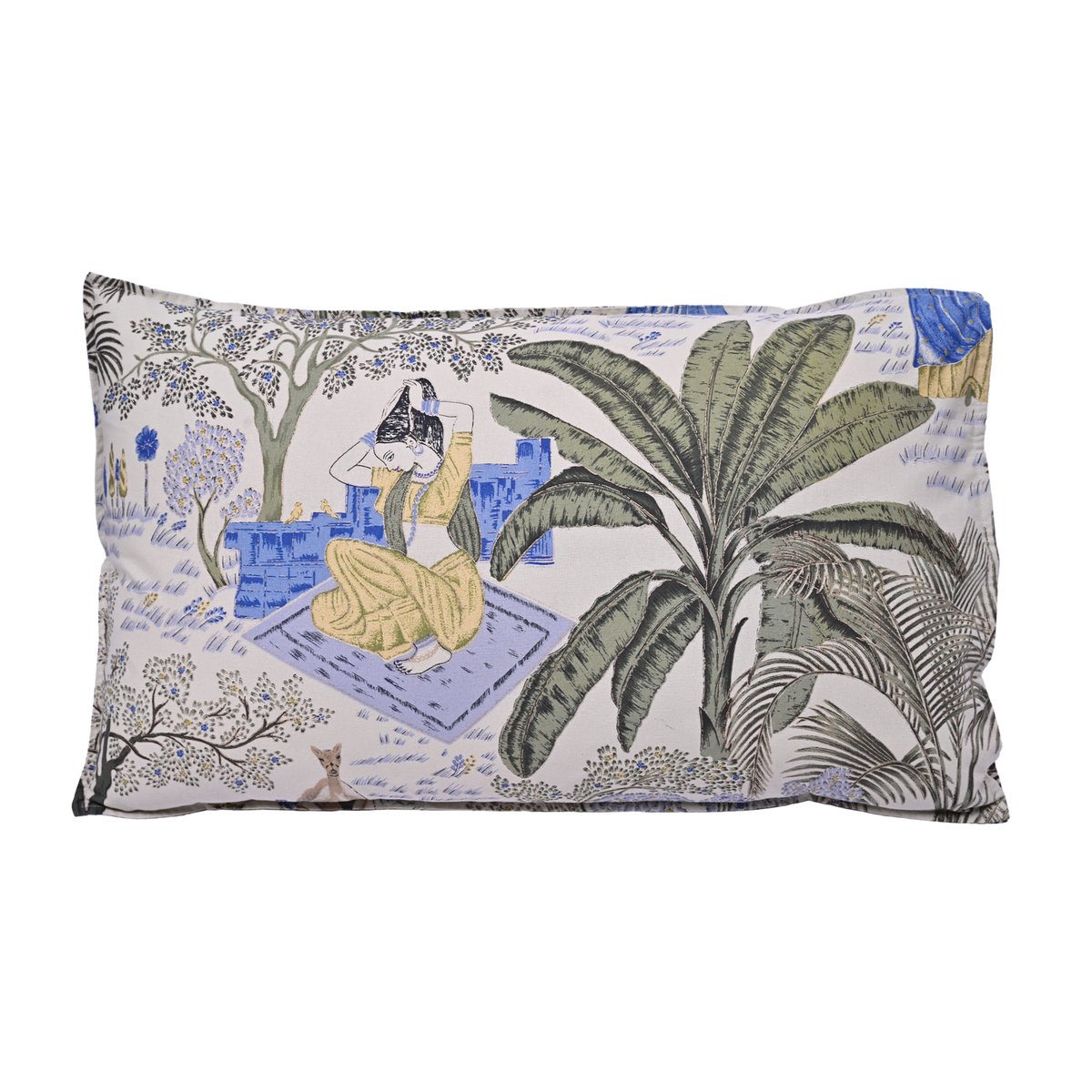 Pillow Cover - Village Life Oasis Green