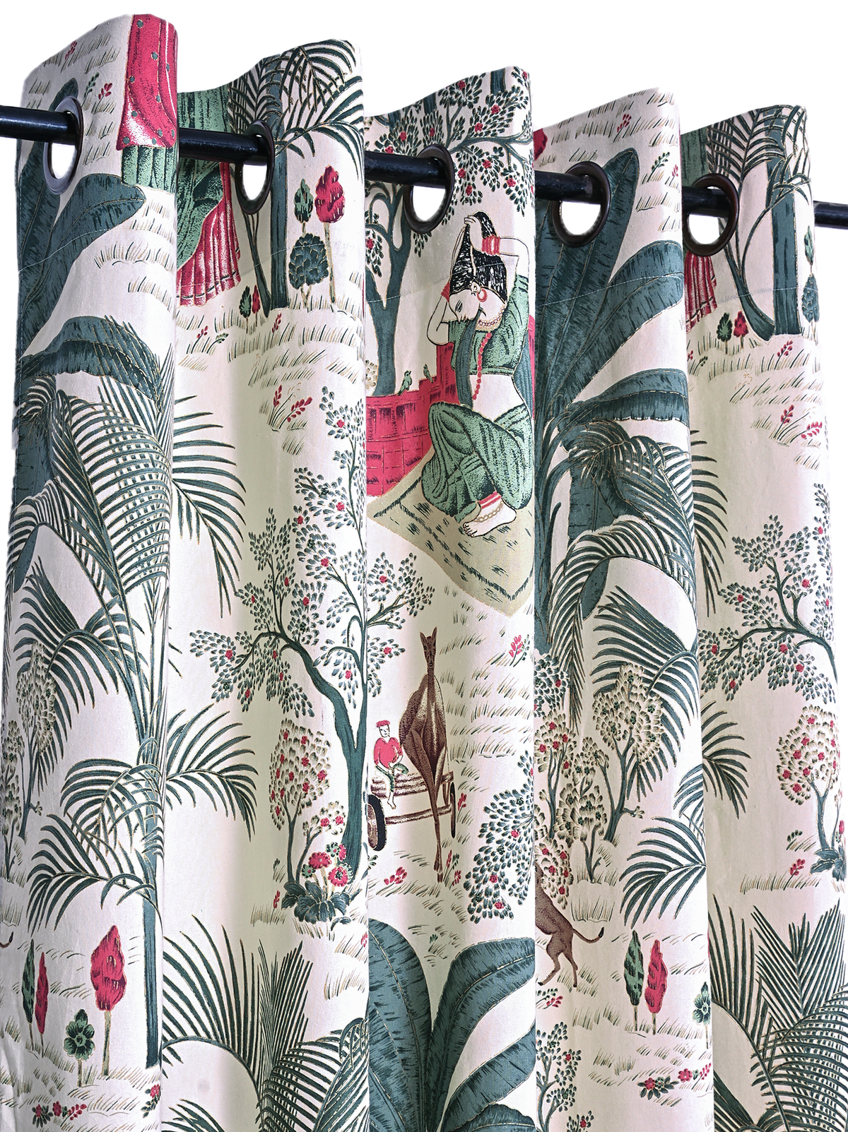 Curtain - Village Life Rose Mist