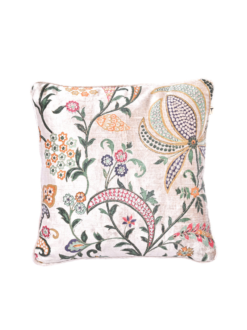 Velvet Cushion Cover - Chilgoza Flannel