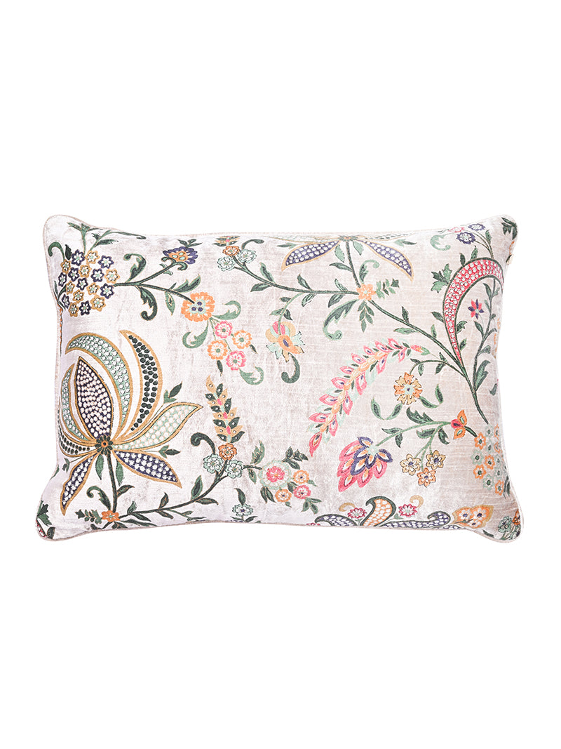 Velvet Cushion Cover - Chilgoza Flannel