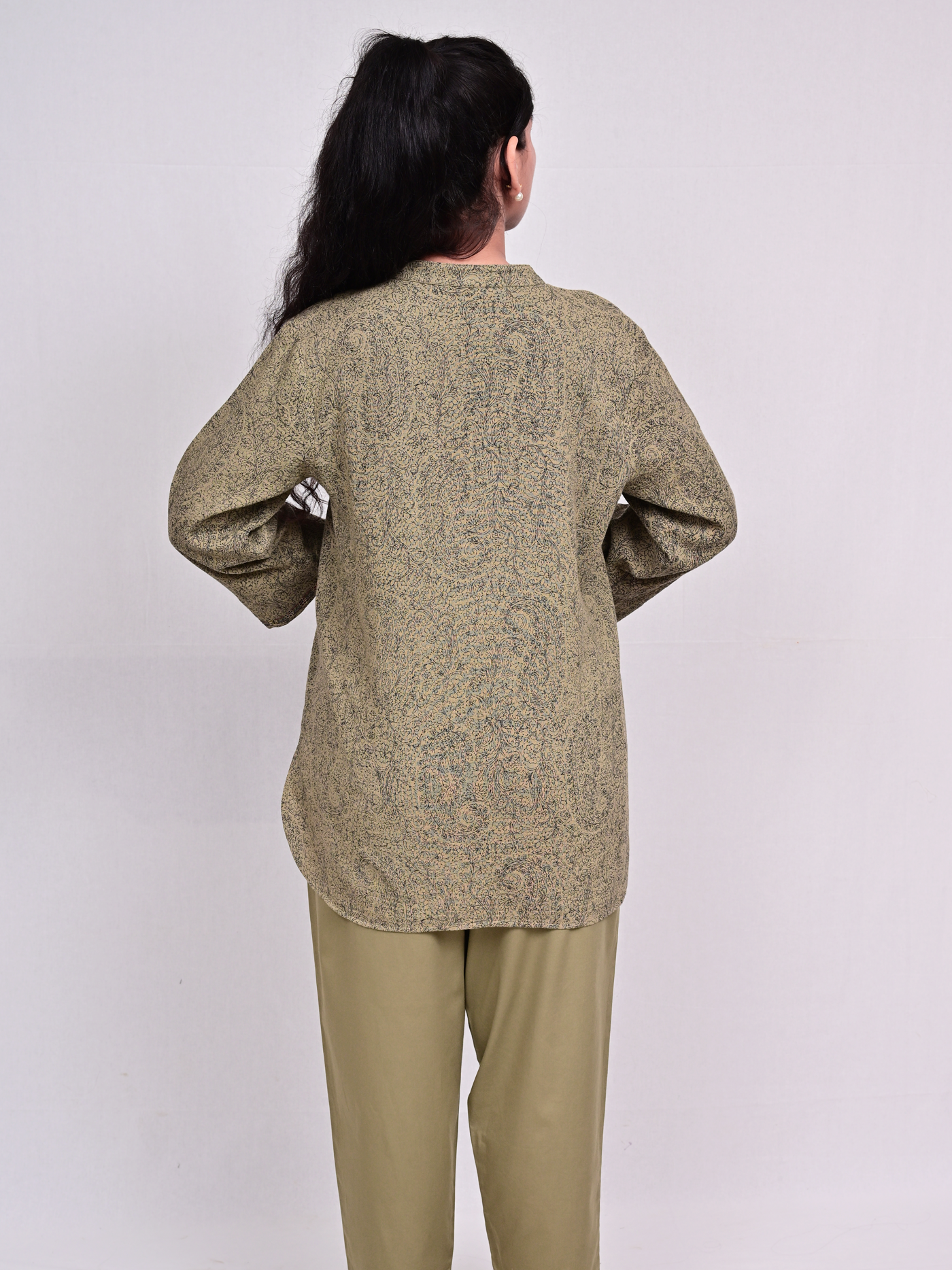 Asma Top - Shahtoosh Khaki