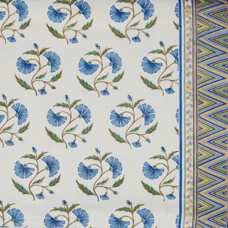 Bed Cover - Bina Gola Baja Blue