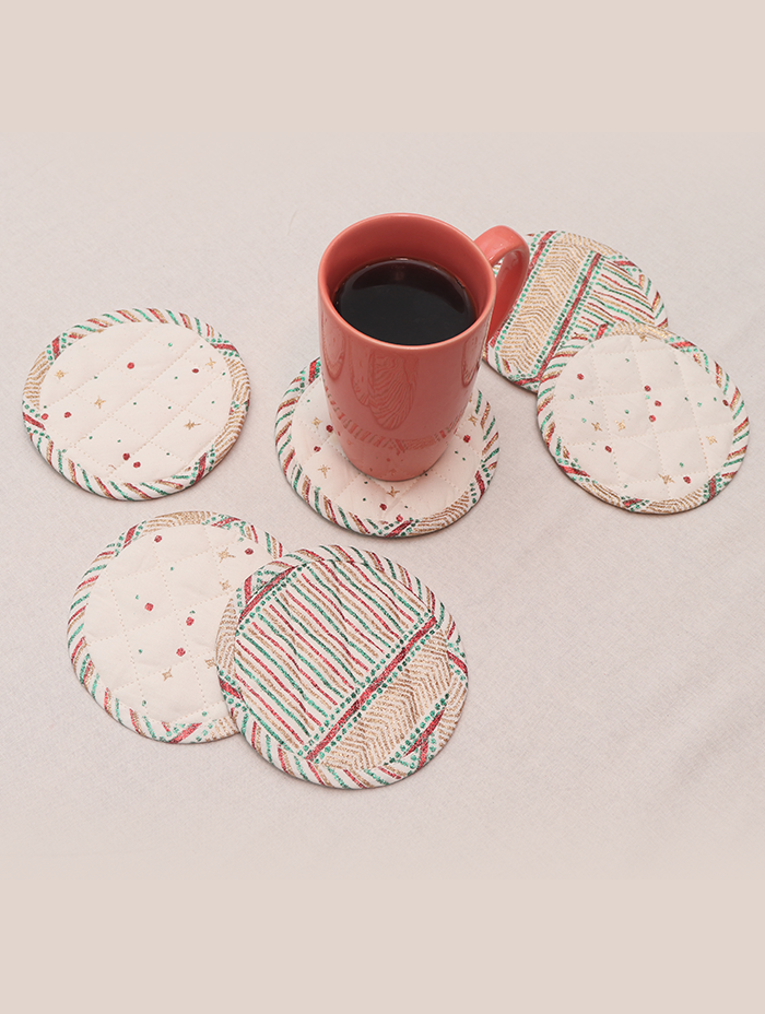 Coaster Set of 6 - Star Chamkili