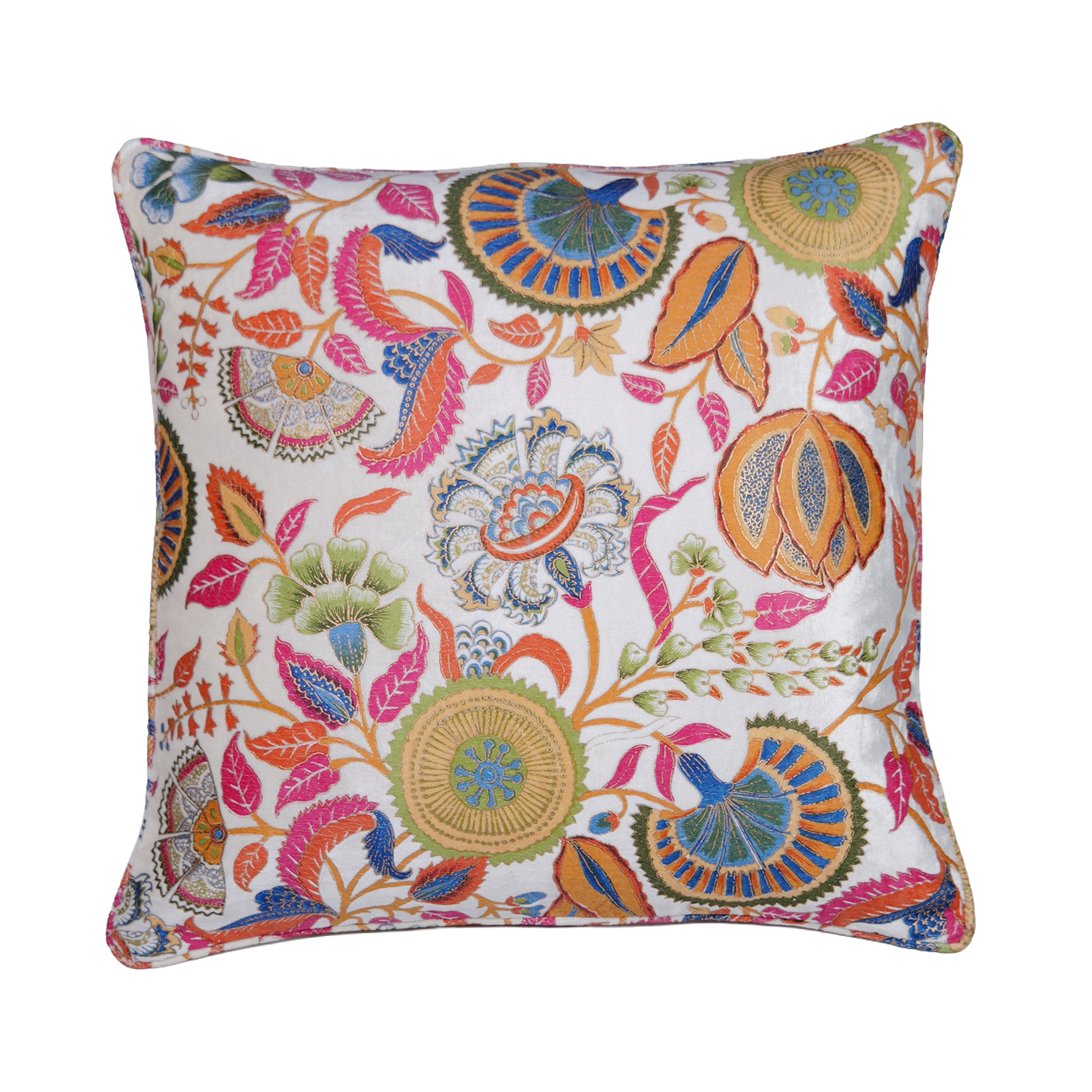 Velvet Cushion Cover - Mohabbat Garnet