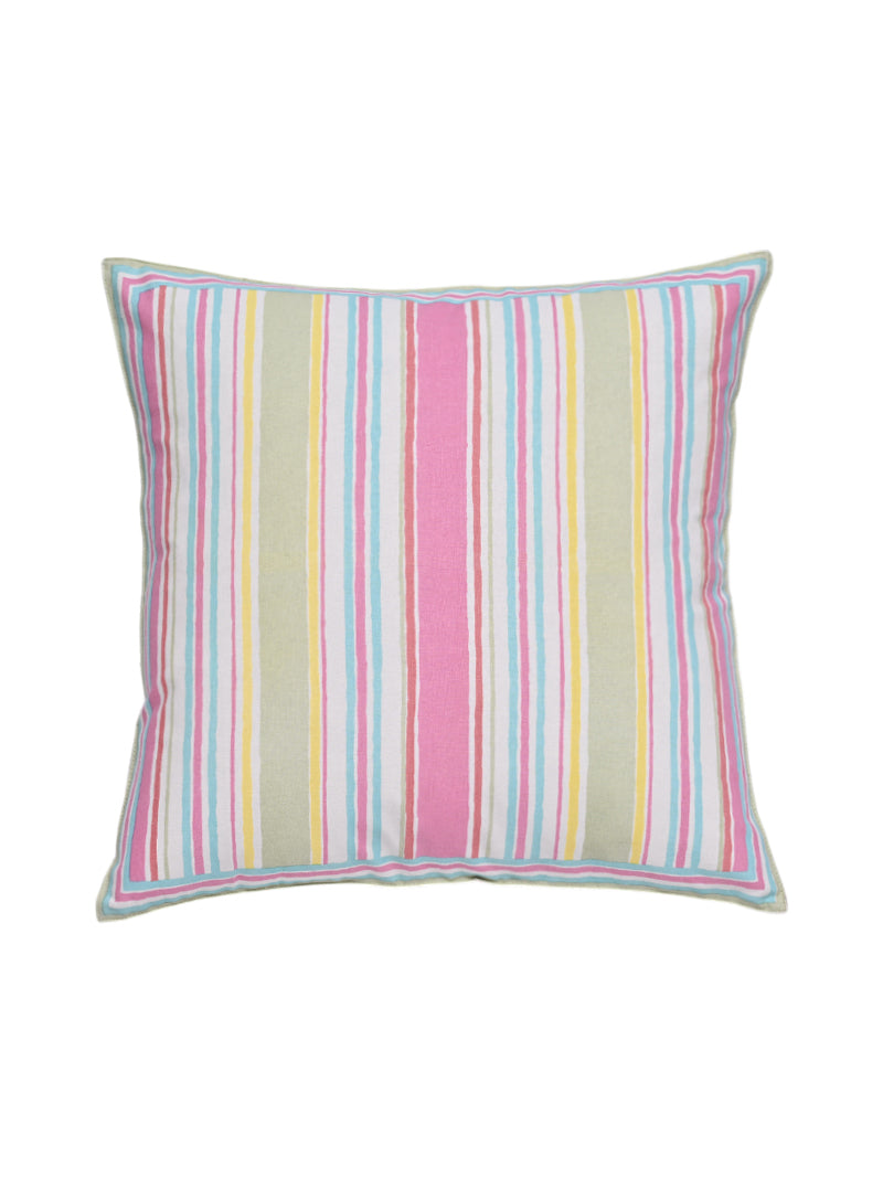 Cushion Cover - Breuninger Stripe Green Sheen