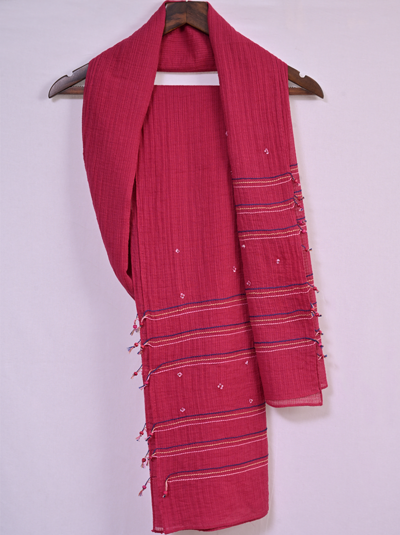 Tulip Dupatta Gulab