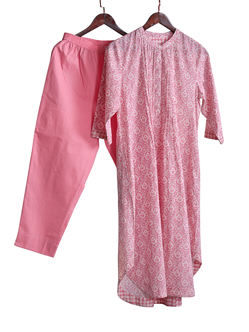 Haleema Kurta - Agra Gulabi