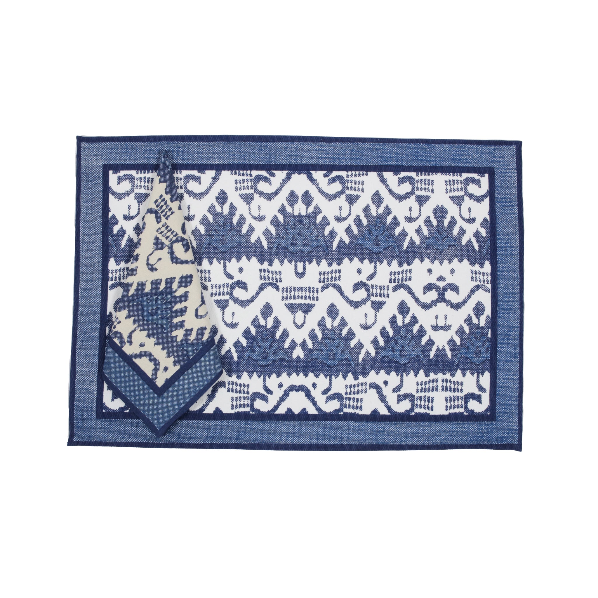 Mat Nap (Set of 6) - Kremlin Ikat Tortoise