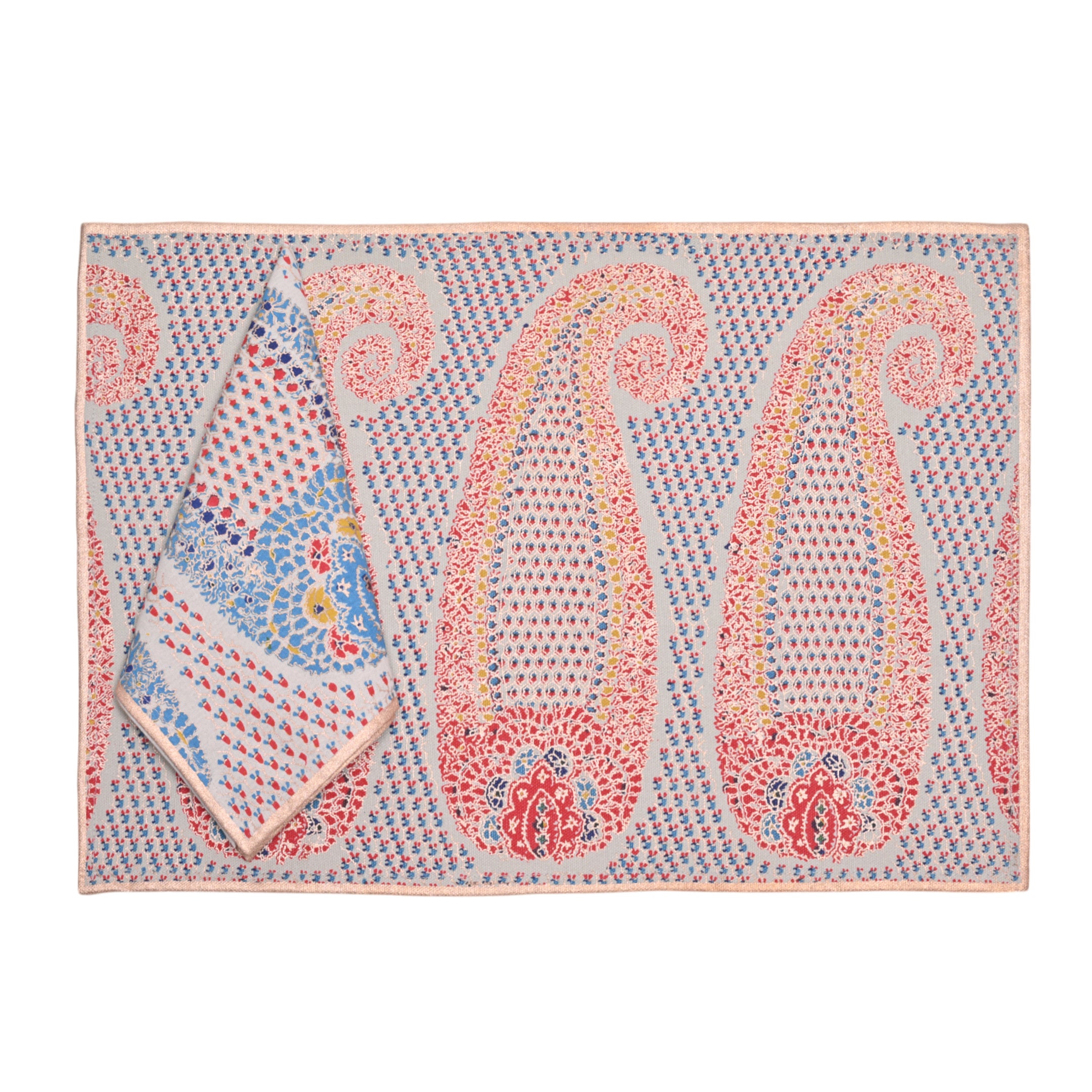 Mat Nap (Set of 6) - Hasiya Paradise Blue