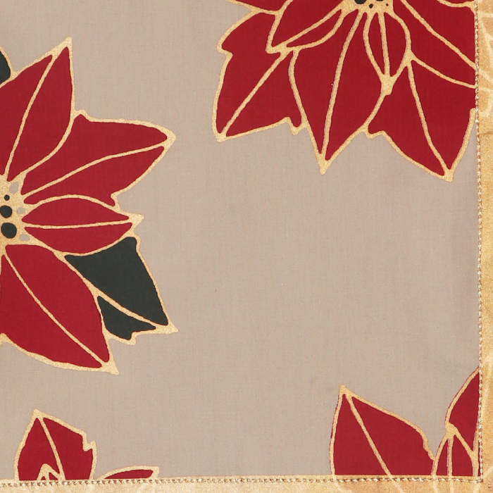 Napkin Set of 6 - Poinsettia Red