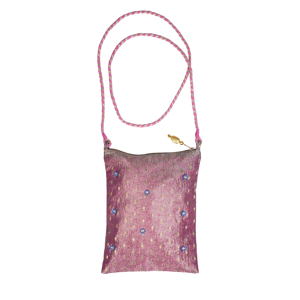 Juhi Organza Sling Bag - Vintage Pink