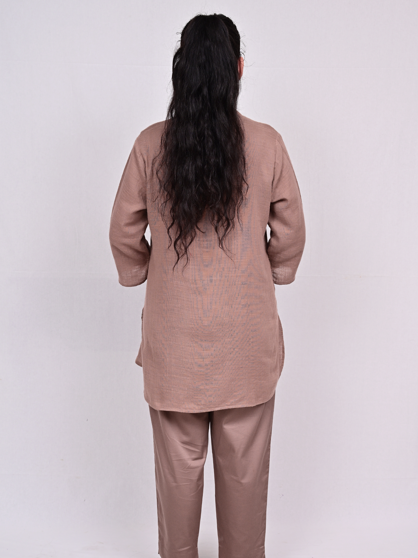 Sana Kurta - Nandani Booti Choco