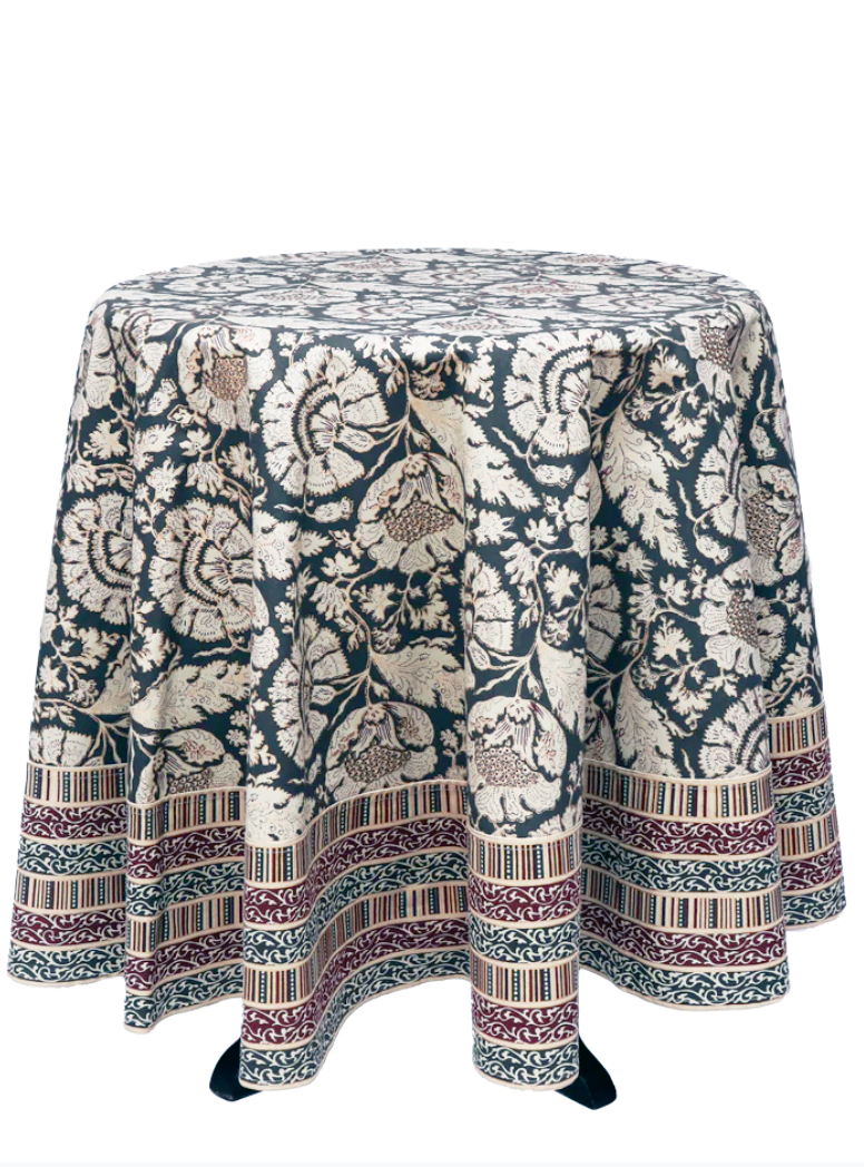 Round Table Cloth - Kombu Shyama