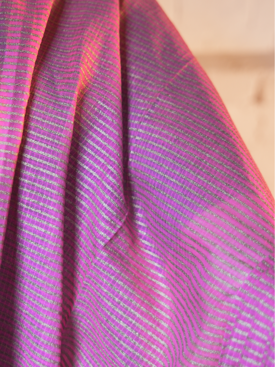 Farsi Printed Dupatta - Fuchsia