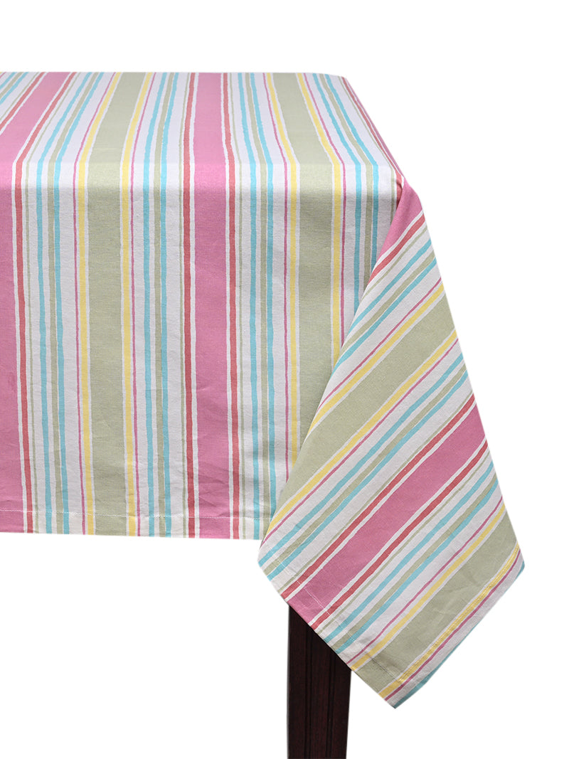 Table Cloth - Breuninger Stripe Green Sheen