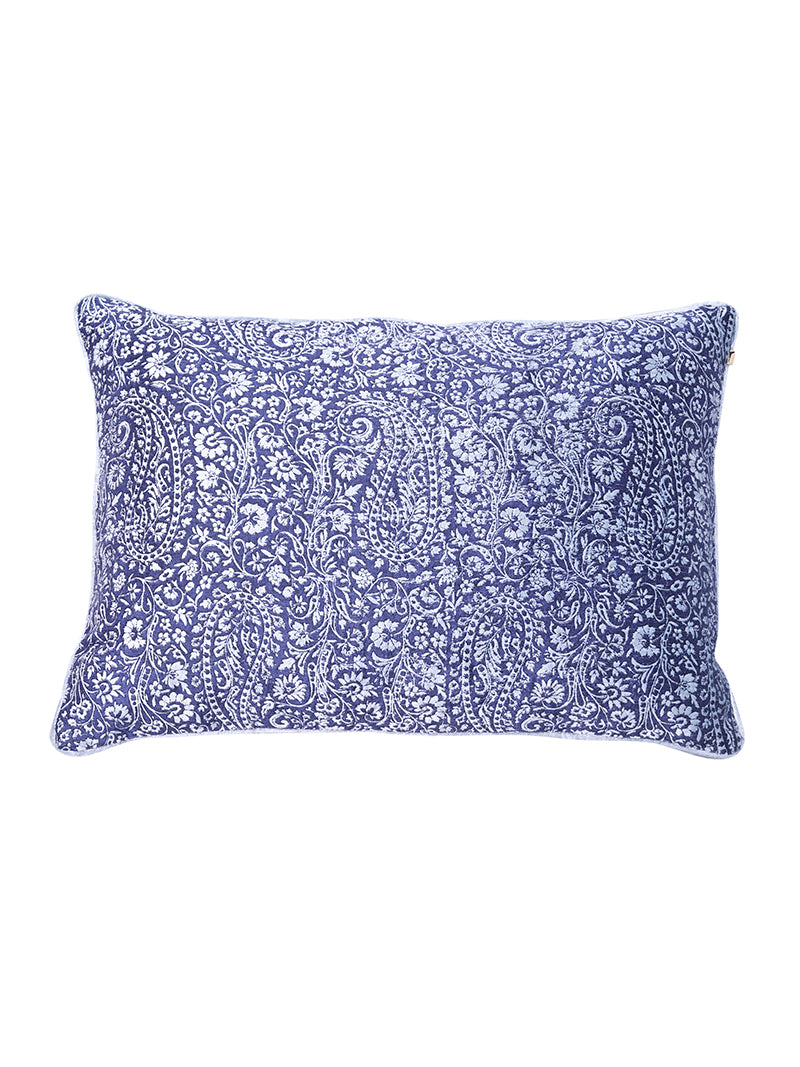 Velvet Cushion Cover - Shahtoosh Orion Blue