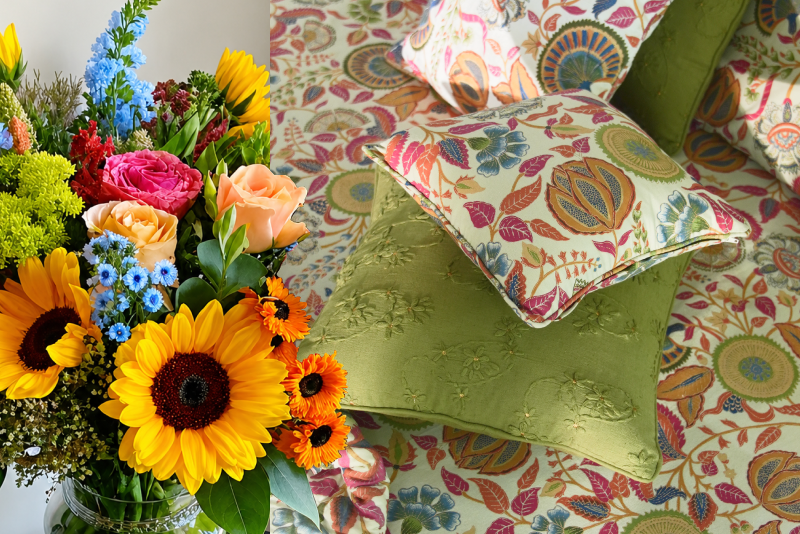 Awara Phool - Spring Summer Home Furnishing Collection by Tarini