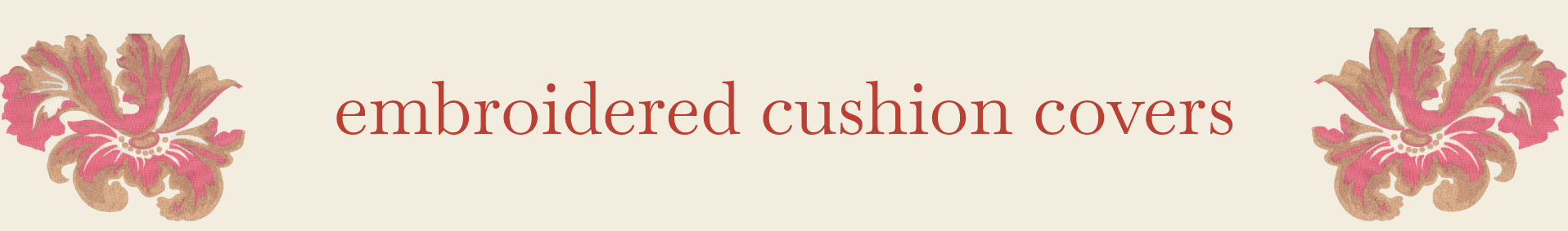 EMB Cushion Cover