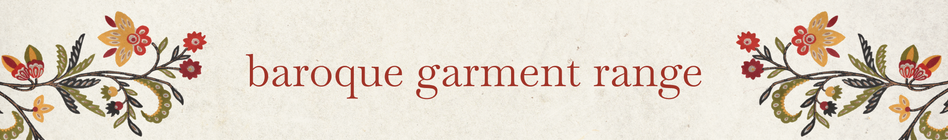 Baroque garment collection